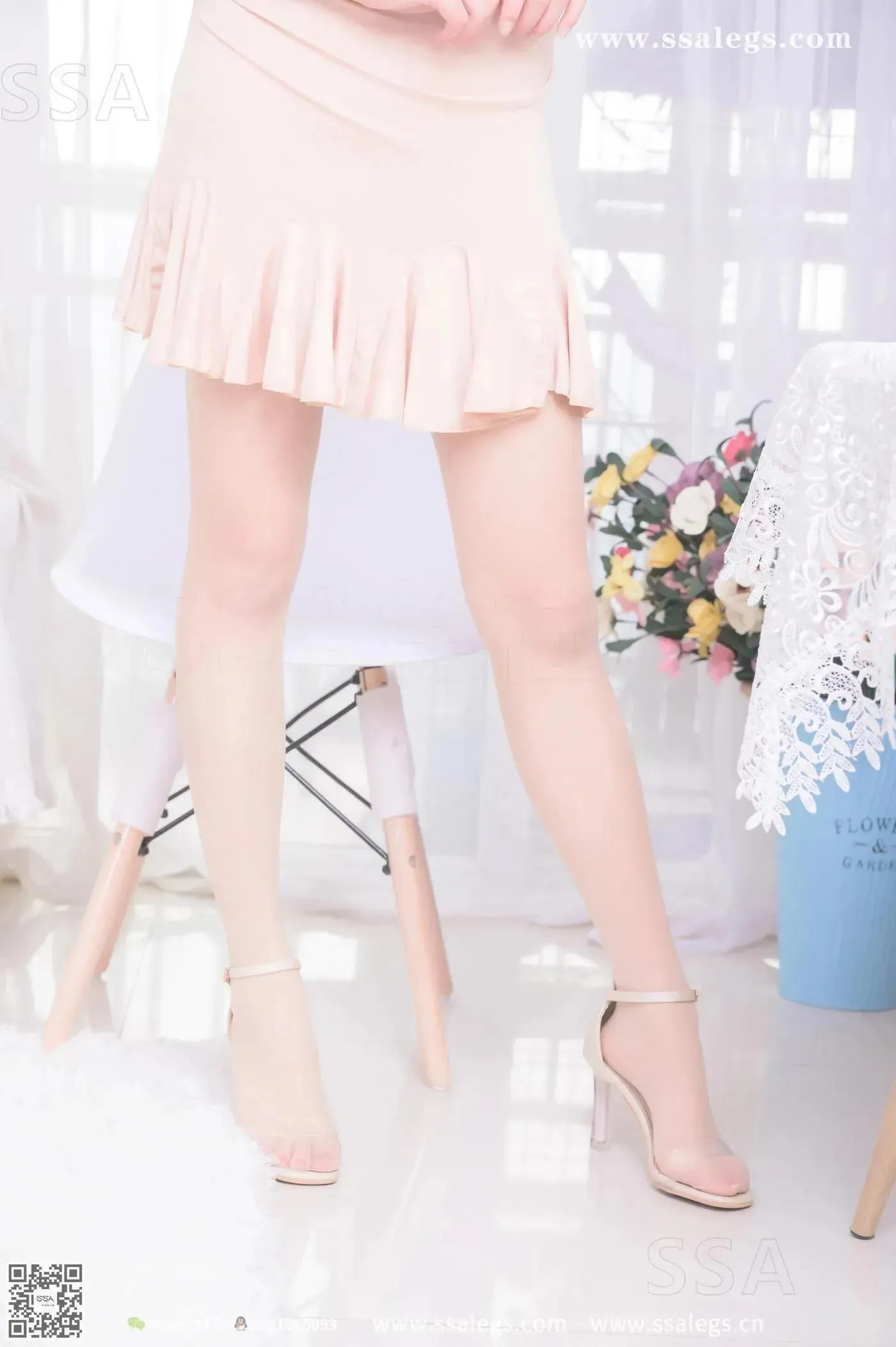 [SSA丝社]超清写真 NO.340 素素画师少女的透明高跟鞋肉丝袜(上) [67P]插图9